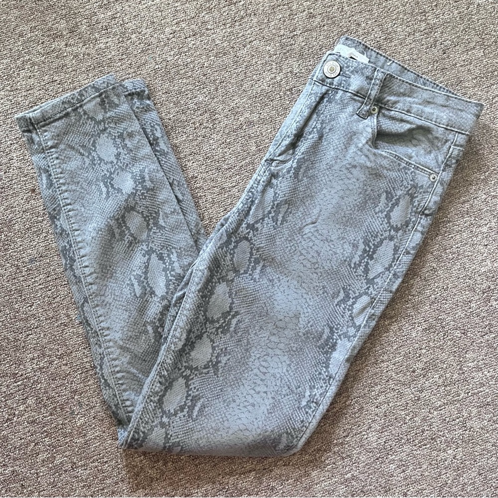 STS Blue Animal Print High Rise Jeans Size 28